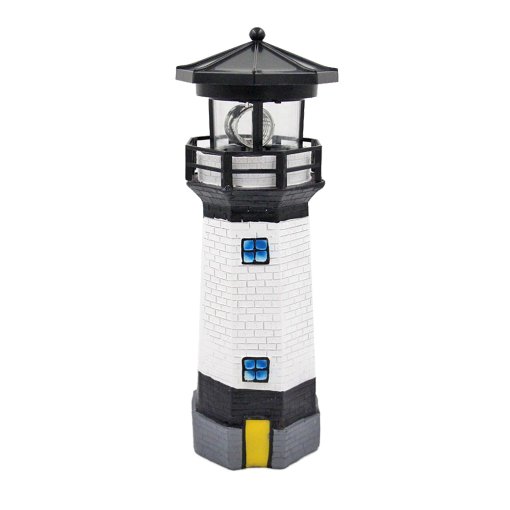 Decoration Maritim lighthouse in red and white (61.5 cm) - With LED lighting