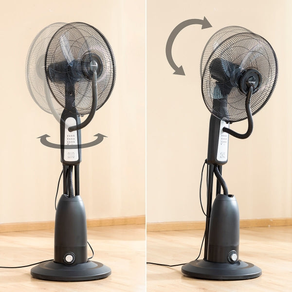 Ventilateur Mistinn avec brouillard de pulvérisation, minuterie et télécommande 