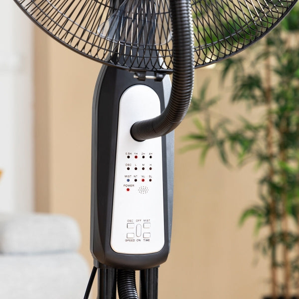 Ventilateur Mistinn avec brouillard de pulvérisation, minuterie et télécommande 