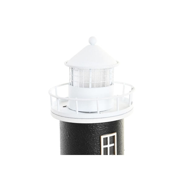 Dekoration Maritim Leuchtturm (37 cm) mit Haus - LED-Beleuchtung