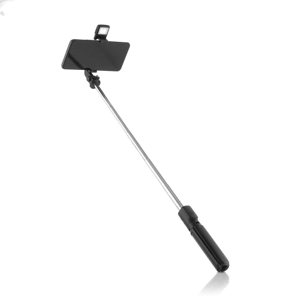 Smartphone Selfie-Stick mit LED & Fernbedienung - Handy-Stativ