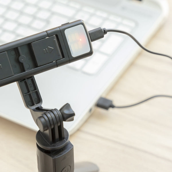 Smartphone Selfie-Stick mit LED & Fernbedienung - Handy-Stativ