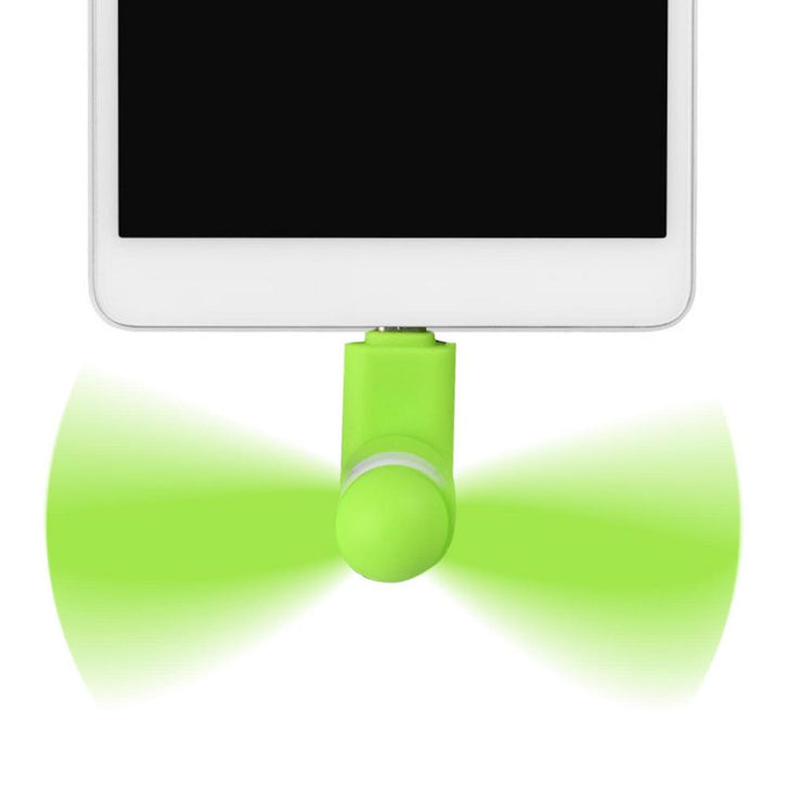 Ventilator USB Typ C für Handys - Mini Lüfter für Mobilfunkgeräte