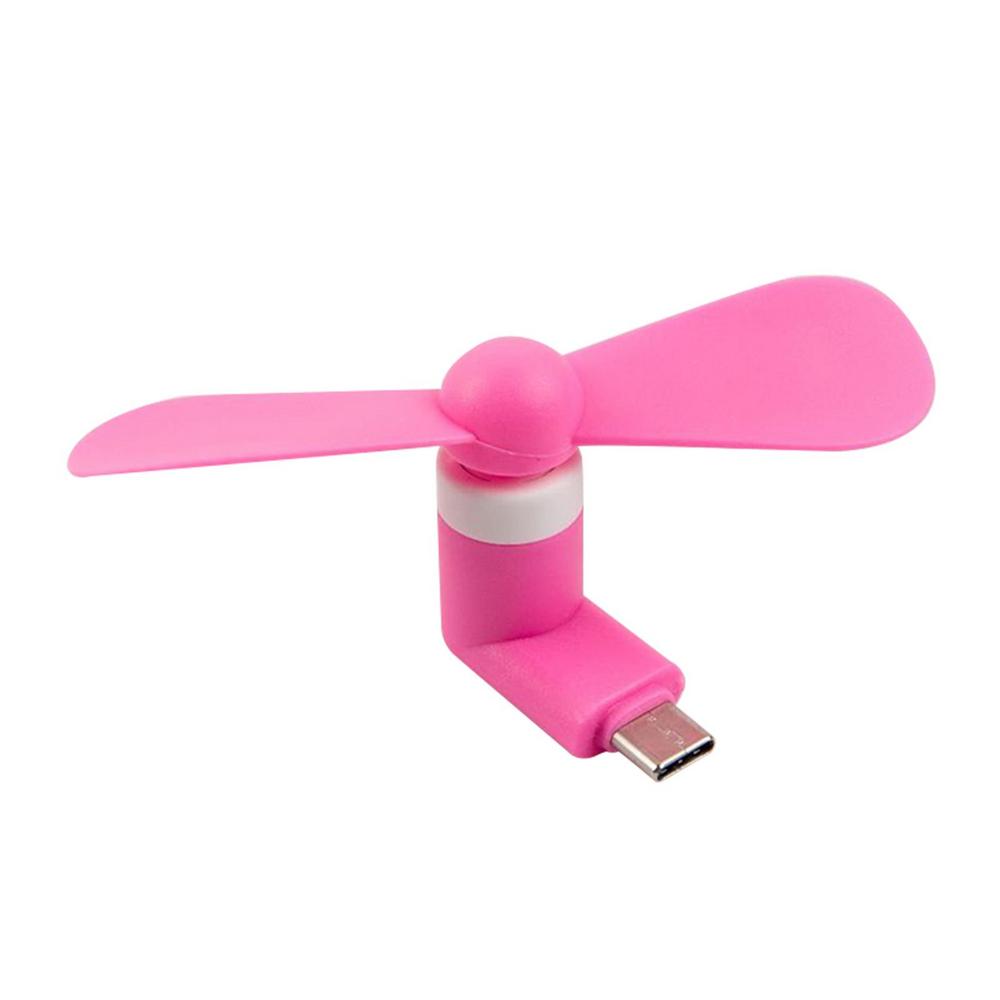 Ventilateur USB Type C pour téléphones mobiles - Mini ventilateur pour appareils mobiles