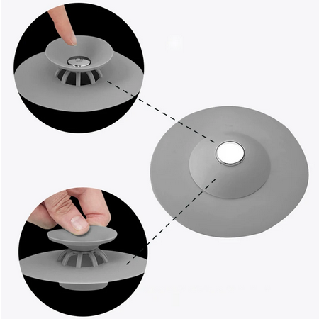 Plug Set (3 pieces) - Universal drain plug for bathroom and kitchen