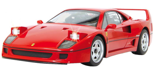 Spielauto "Ferrari F40" (10 km/h) mit LED-Fahrlicht - RC Modell 1:14