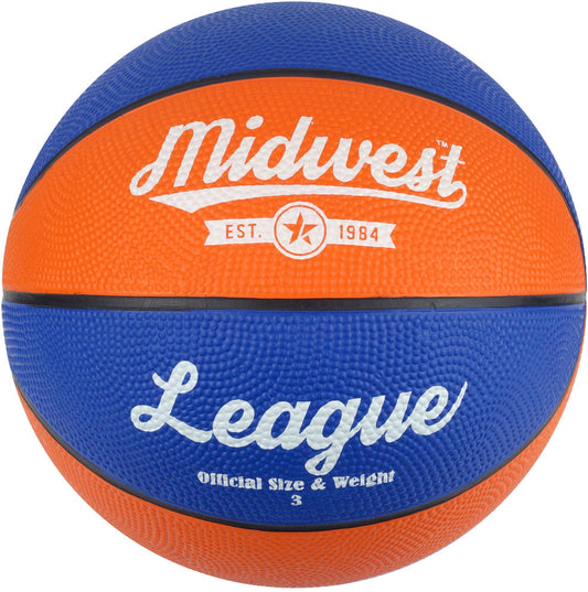 Ballon de basket "LUKA 77" bleu-noir de Rox - taille 5 - 7