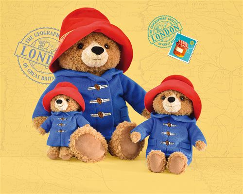 Plush figure "Paddington" (30 cm) from children's book - teddy bear to cuddle