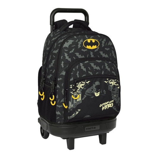 Schulrucksack "Batman - Hero" (33 x 45 x 22 cm) - Ranzen mit Rädern