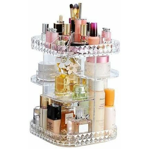 Make-up Organizer in Kristalloptik - Viele Ebenen und Fächer