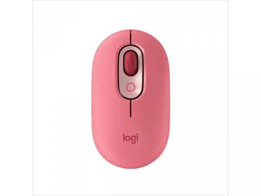 Mouse "POP Mouse with Emoji" wireless in pink - Emoji when you press a button