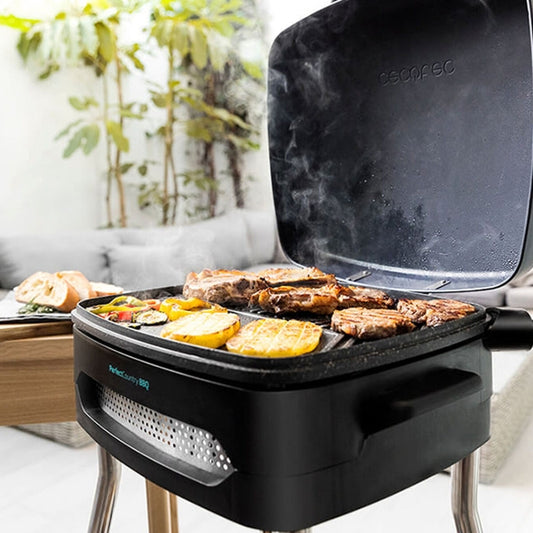 Grill "BearBQ" for use with charcoal - portable &amp; foldable