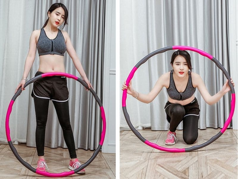 Hula-Hoop Fitnessreifen Foam (95 cm) im Wellendesign | Maicona