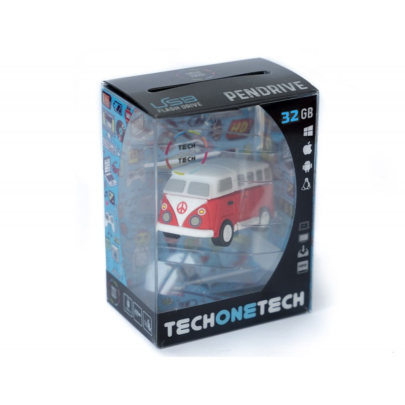 Clé USB Tech One Tech Hippy Van Bang Camper 32 Go