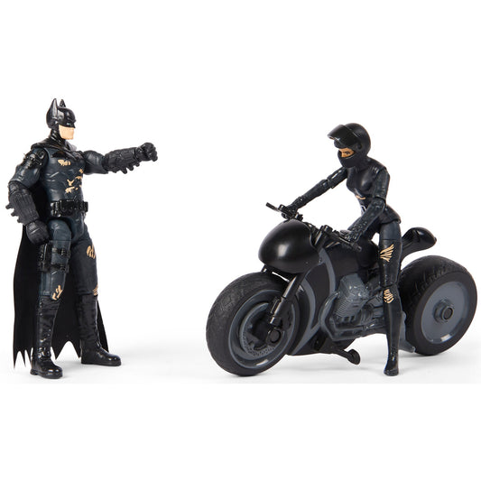 Figure Action Doll DC Set "Batman + Batcycle" from "The Batman" (2022)