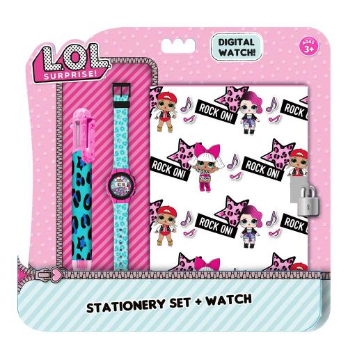 LOL Surprise ! Coffret cadeau - Avec agenda, montre et stylo