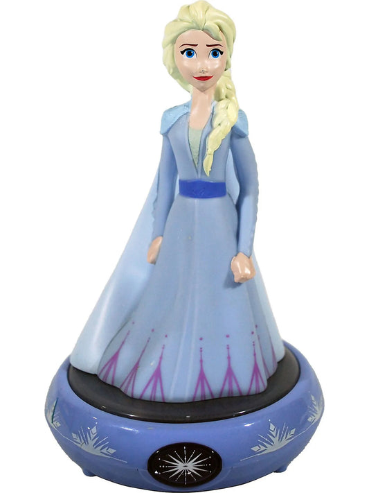 Lampe La Reine des Neiges "Elsa" (23 cm) avec LED - La Reine des Glaces en veilleuse 3D 