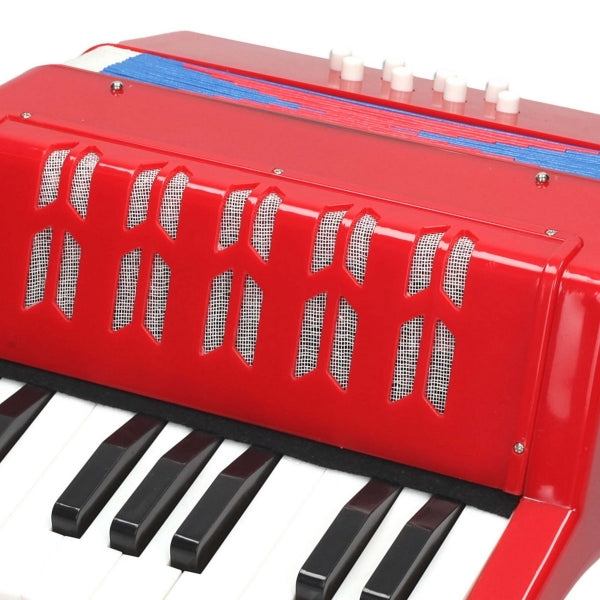 Accordéon instrument de musique de Reig pour enfants - Avec 17 touches de piano