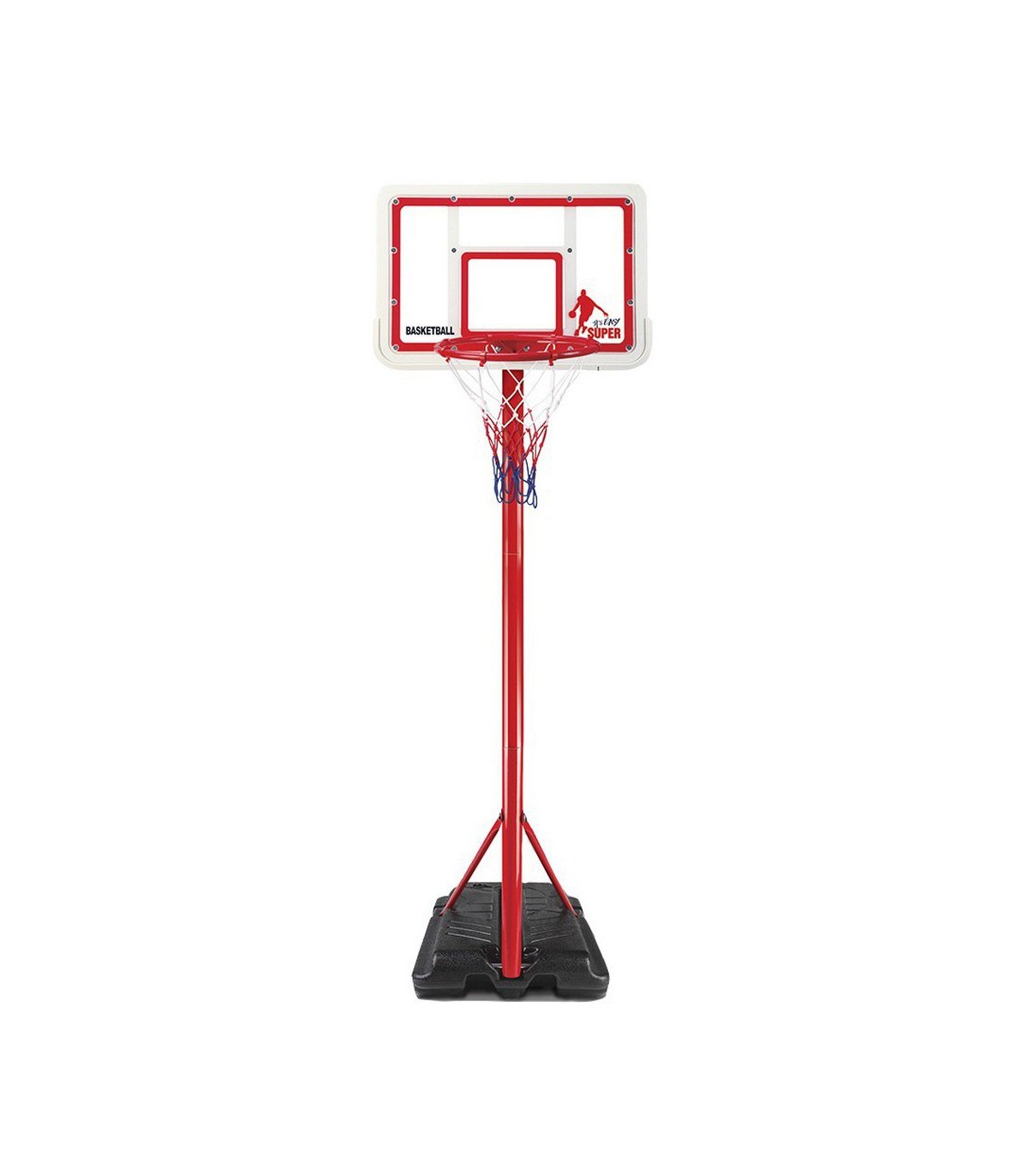 Basketball hoop with telescopic stand for children - can be set up anywhere!