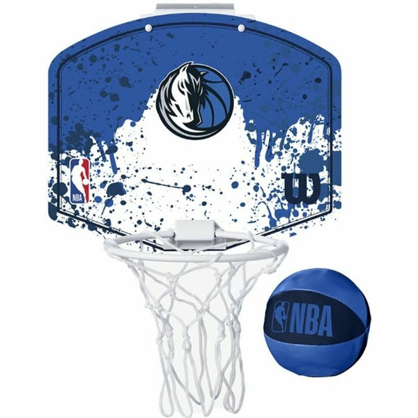 Wilson Mini Basketball Hoop (24 x 28 cm) - Soft Ball & NBA Team Logo