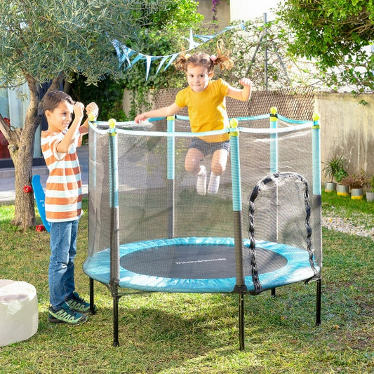 Trampolin "Kidine" (Ø 140 cm) mit Sicherheitsnetz für Kinder