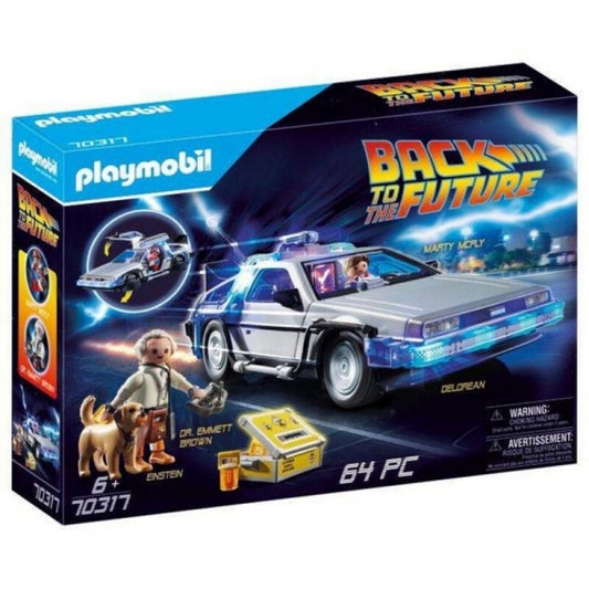 Playmobil®Back to the Future "DeLorean" (64 Teile) - Spielauto mit Figuren | Maicona