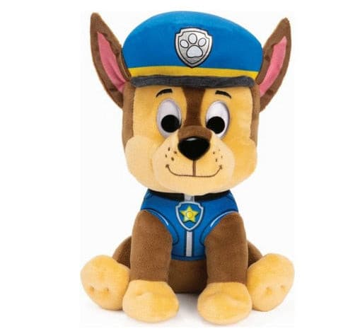 Figurine en peluche PAW Patrol "Chase" - berger allemand à câliner de la série TV