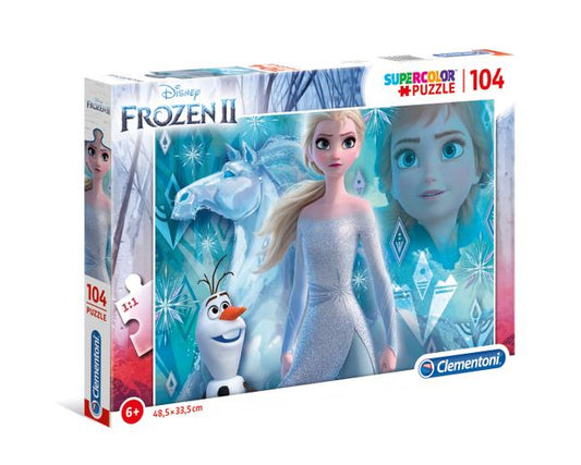 Puzzle Frozen "Frozen II - Supercolor" (104 pièces) pour enfants