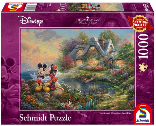 Puzzle "Mickey & Minnie Sweetheart Cove" (1000 Teile) | Maicona