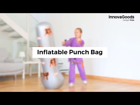 Punching bag (115 cm) for children - punch bag with fast inflation device